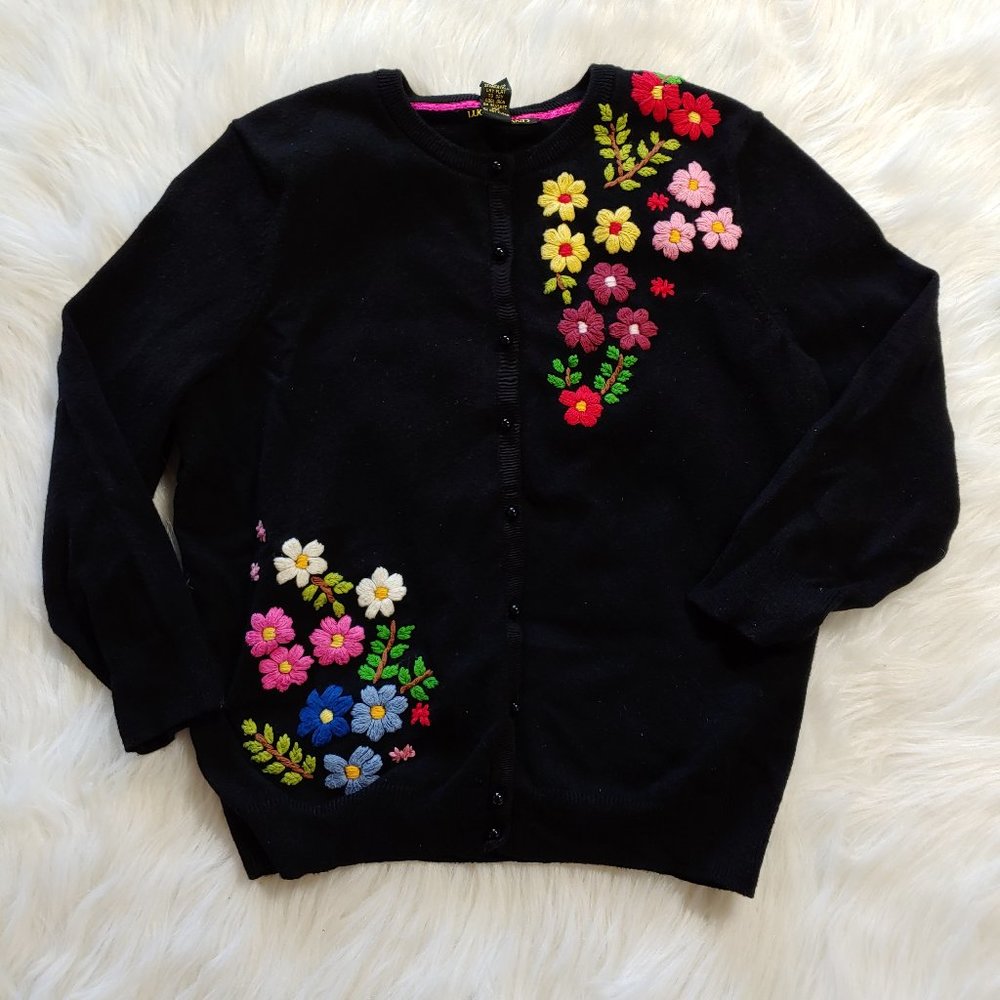 Lucky Brand Embroidered Cardigan